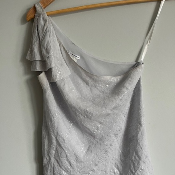 One strap silk Club Monaco blouse - Picture 1 of 4